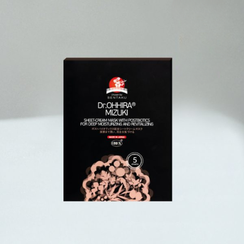 Dr.Ohhira® Mizuki Sheet-Cream Face Mask con Postbiotici 5Pz - immagine 2